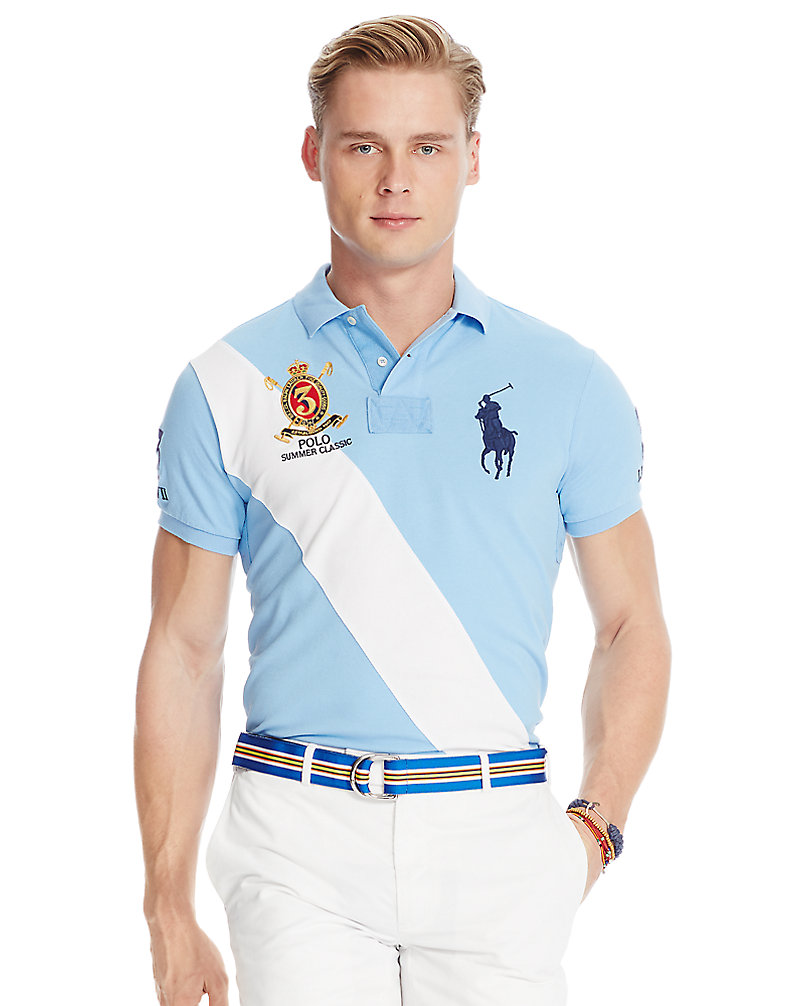 Custom Fit Mesh Polo Shirt Polo Ralph Lauren 1