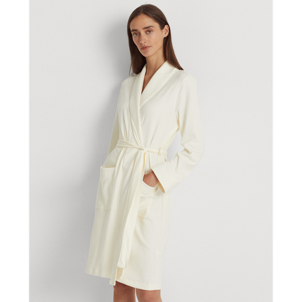 lauren ralph lauren shawl collar long wrap robe