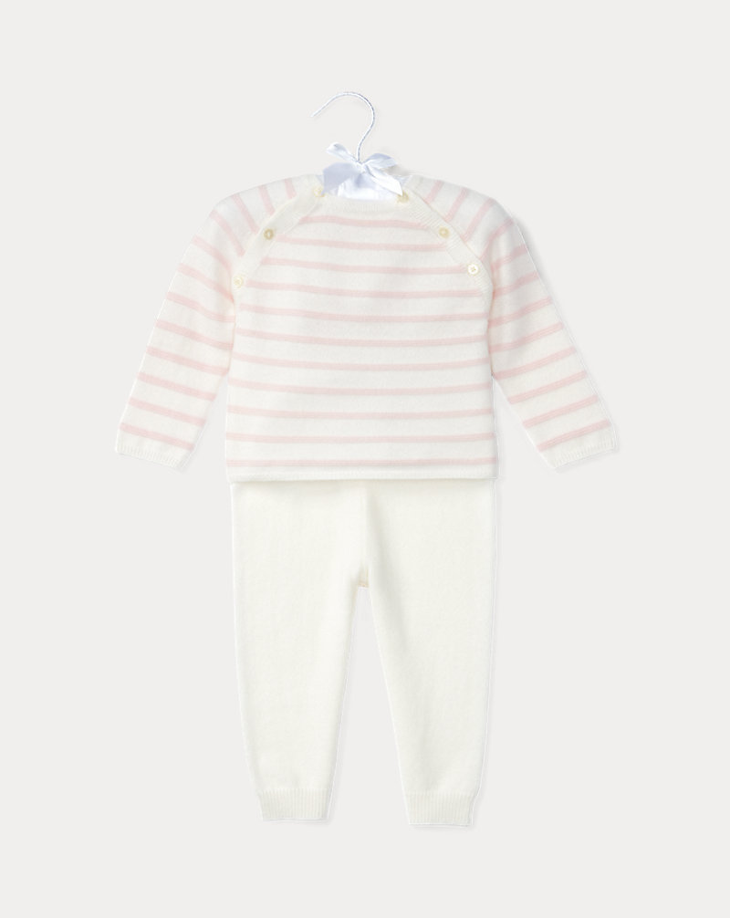 Cashmere Top & Pant Set Baby Girl 1