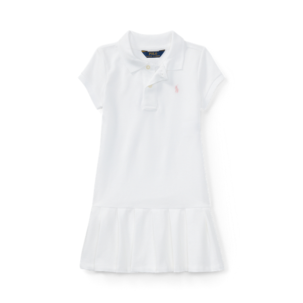 Pleated Cotton Polo Dress GIRLS 1.5-6.5 YEARS 1