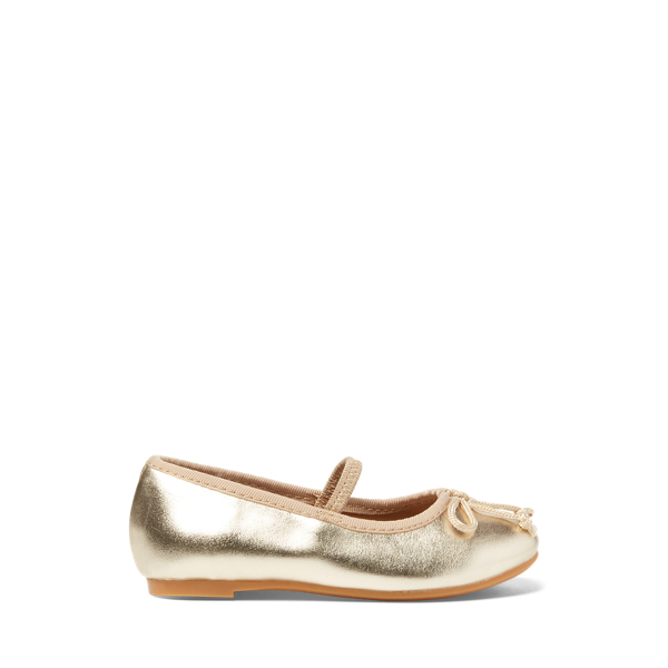 Polo Ralph Lauren Nellie Metallic Ballet Flat