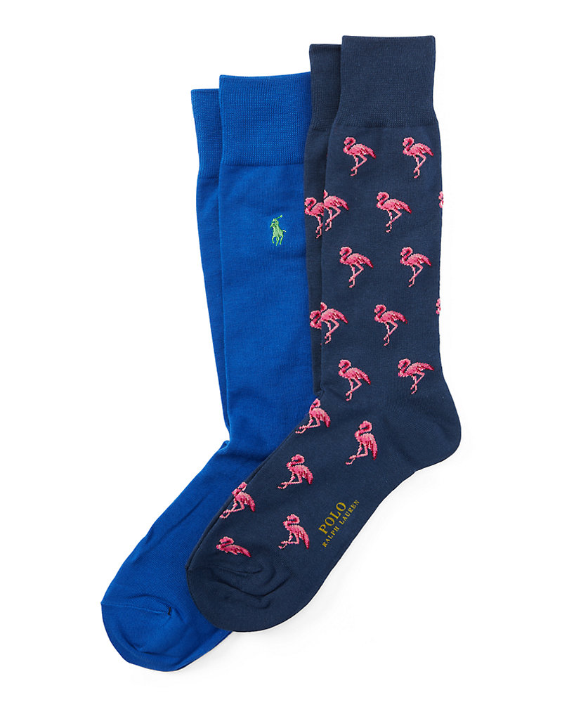 Flamingo Trouser Sock 2-Pack Polo Ralph Lauren 1