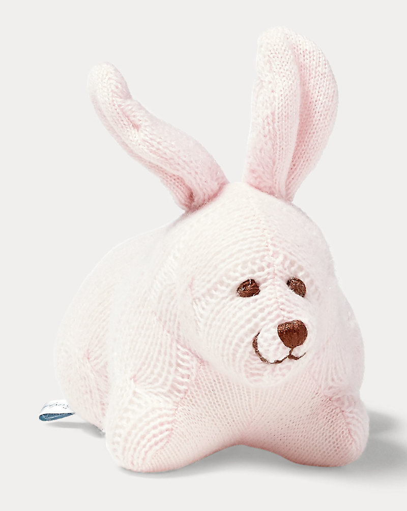 Cashmere Bunny Rattle Baby 1