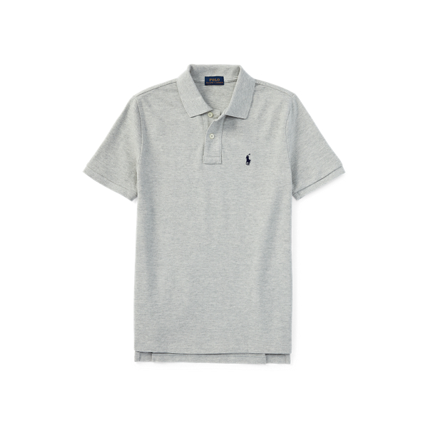 Katoenen mesh polo-shirt