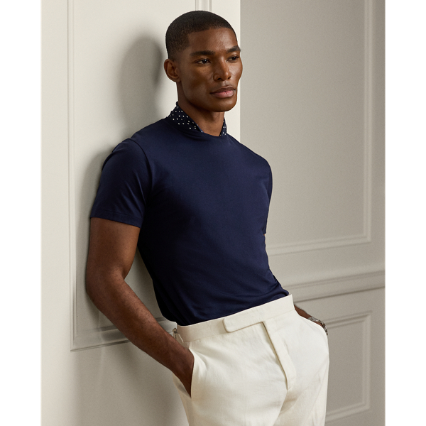 Purple Label Lisle Crewneck T-Shirt 1