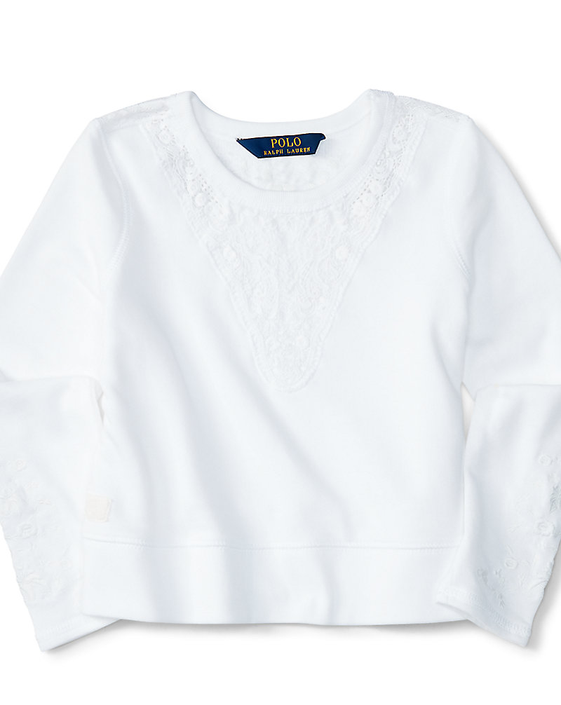 Embroidered Terry Pullover Girls 2-6x 1