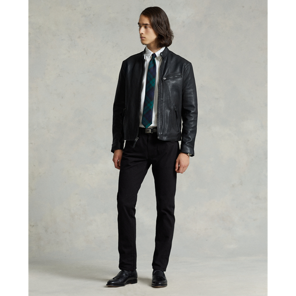 Polo Ralph Lauren Lambskin Cafe Racer Jacket 3