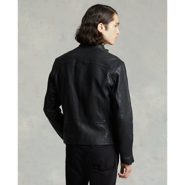 Polo Ralph Lauren Lambskin Cafe Racer Jacket 5
