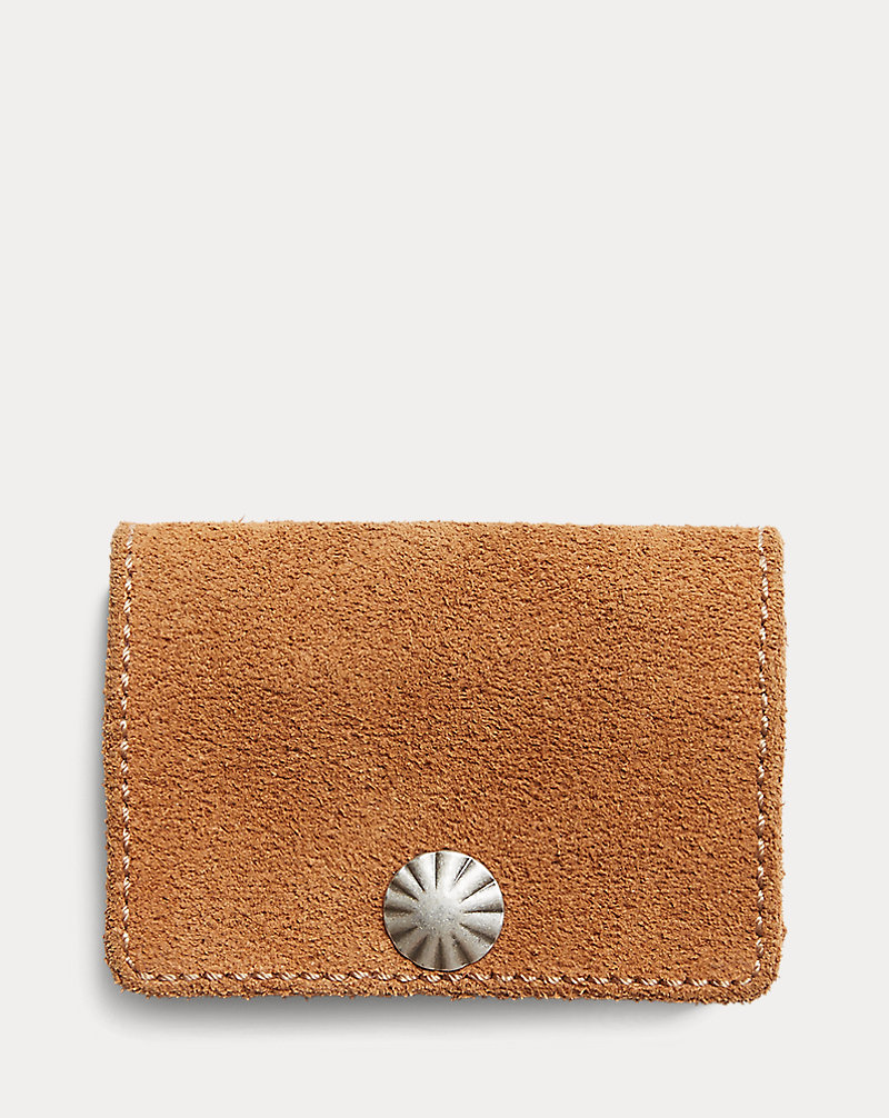 Roughout Leather Coin Wallet RRL 1