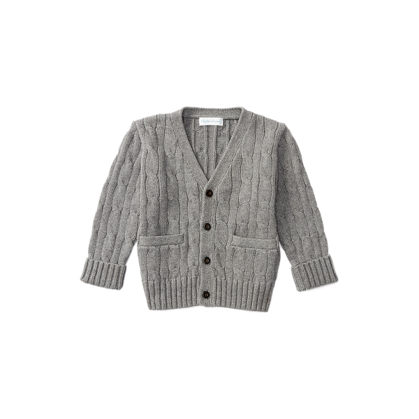 Grey baby boy cardigan hot sale