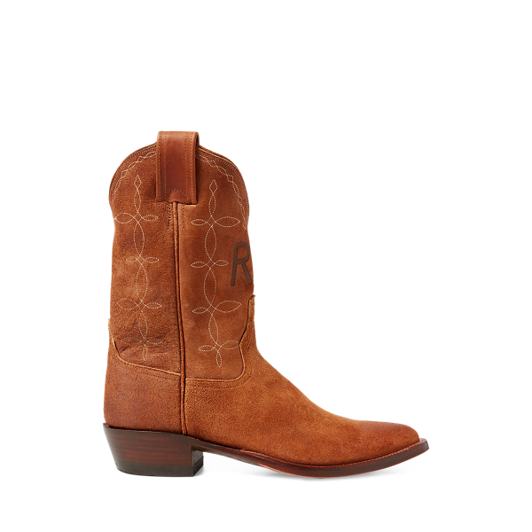 Plainview Suede Cowboy Boot RRL 1