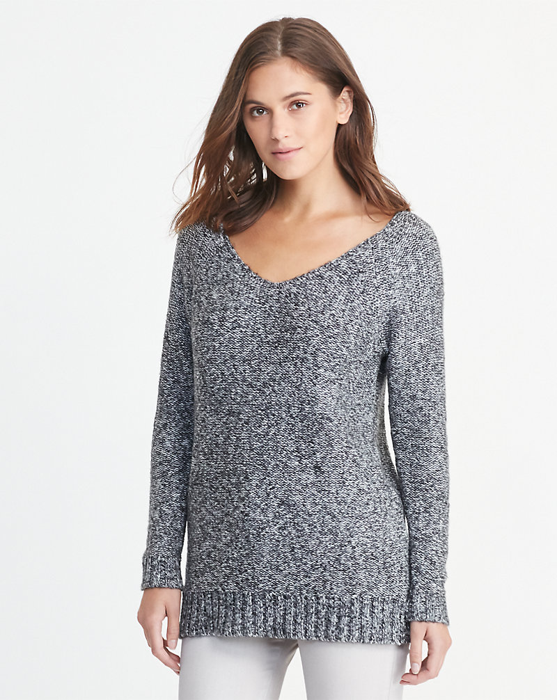 Marled V-Neck Sweater Lauren 1