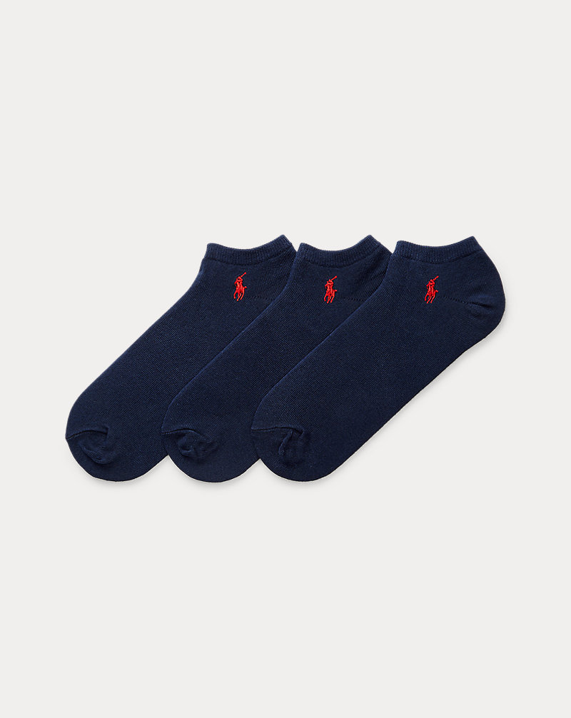 3 pares de meias de corte baixo Polo Ralph Lauren 1