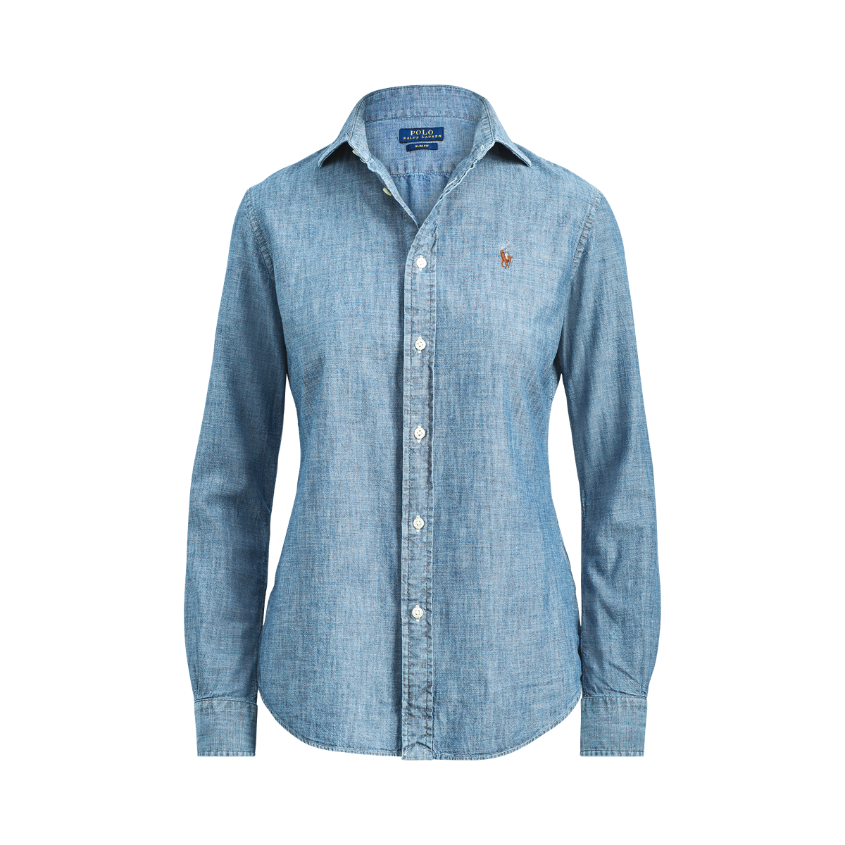 Slim Fit Chambray Shirt, Button Downs Shirts & Tops