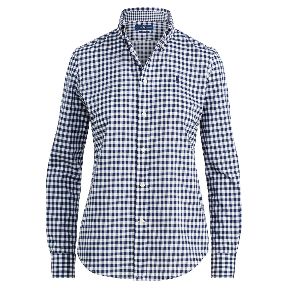 Slim Fit Gingham Shirt, Button Downs Shirts & Tops