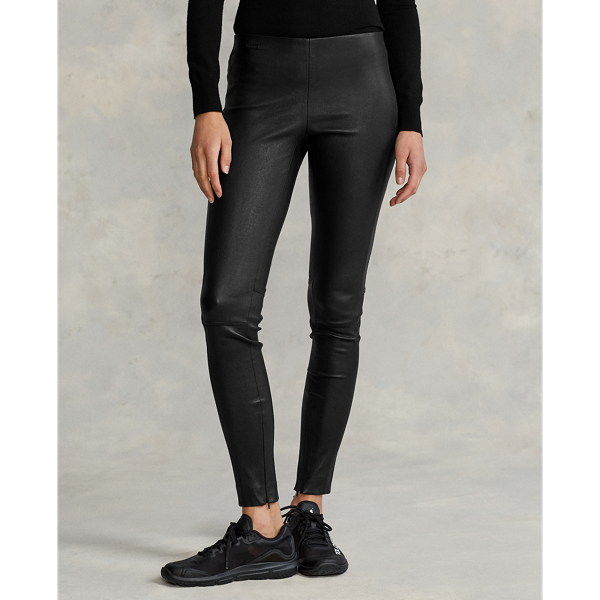 Polo Ralph Lauren Leather Skinny Trouser 3