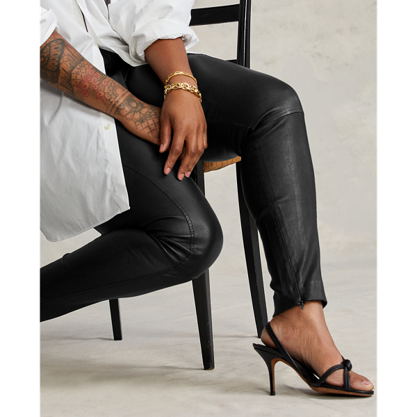Polo Ralph Lauren Leather Skinny Trouser 10
