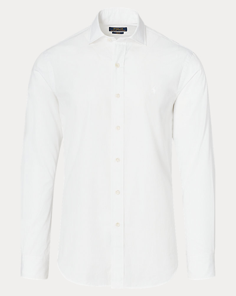 Slim Fit Cotton Poplin Shirt Polo Ralph Lauren 1