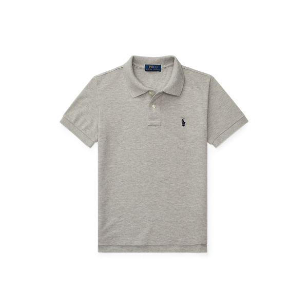 Slim Fit Cotton Mesh Polo Shirt