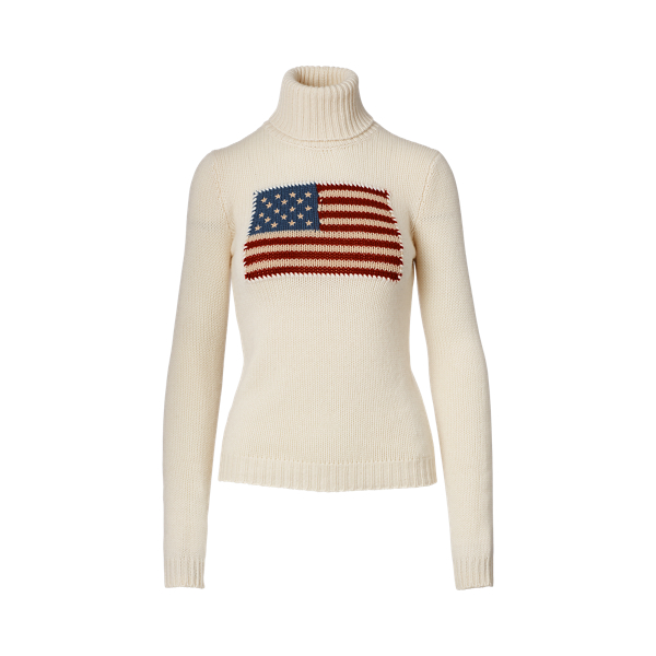 Pull col roul et drapeau en cachemire pour Women Ralph Lauren FR
