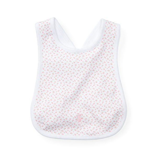 Floral Cotton Cross-Back Bib