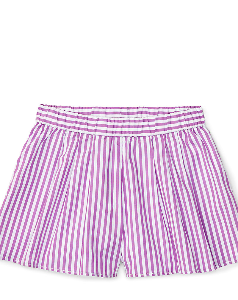 Striped Cotton Pull-On Short Baby Girl 1