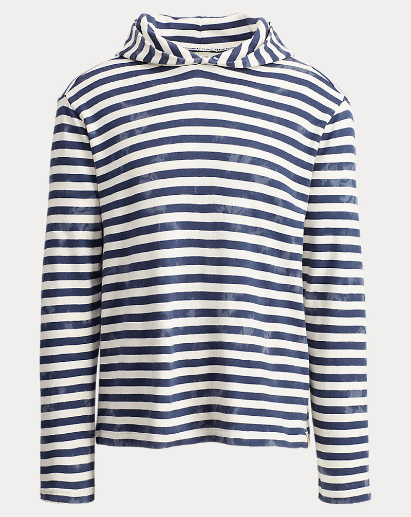 Striped Cotton Hooded Tee Polo Denim & Supply 1