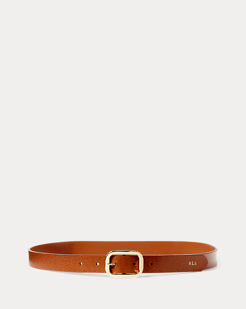 Saffiano Leather Belt Lauren 1