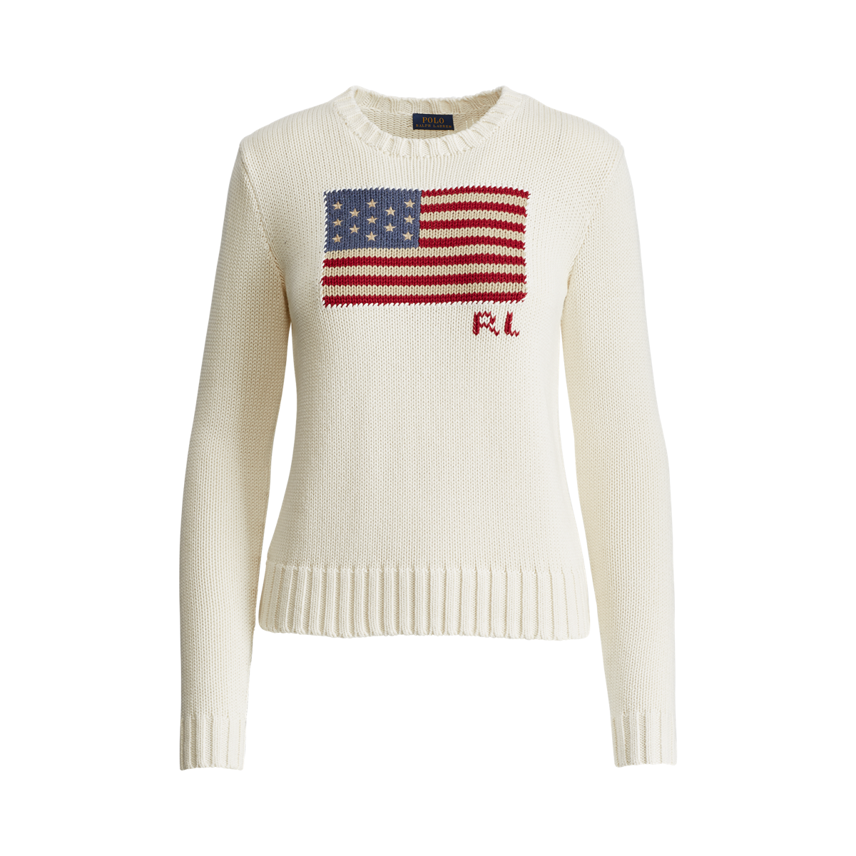 Women's Flag Cotton Crewneck Sweater