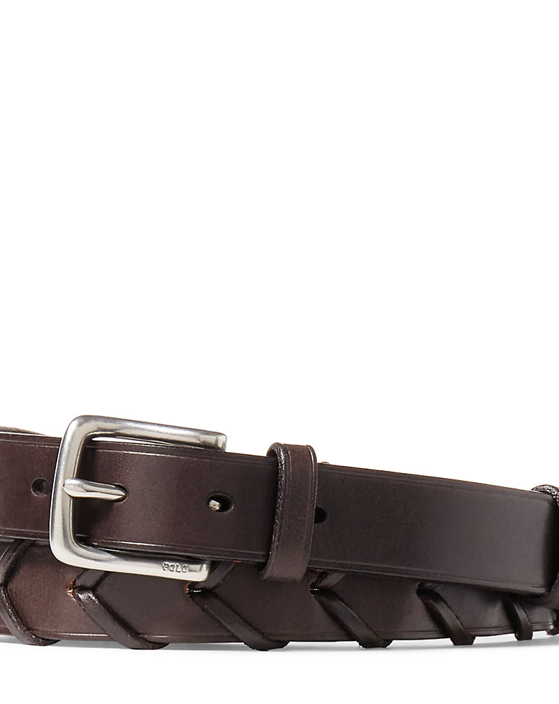 Woven Leather Belt Polo Ralph Lauren 1