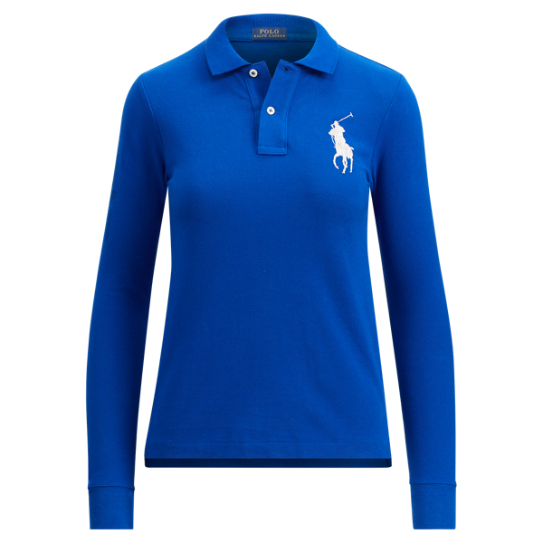 Ralph Lauren Long-sleeved Polo Shirt - Blue