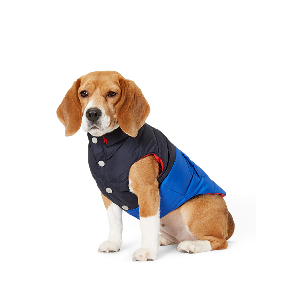 Quilted Down-Filled Dog Vest Ralph Lauren Pet 1