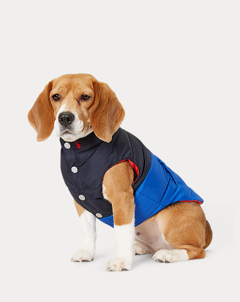 Quilted Down-Filled Dog Vest Ralph Lauren Pet 1