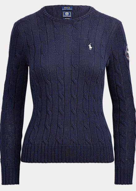 Wimbledon Cable-Knit Sweater for Women