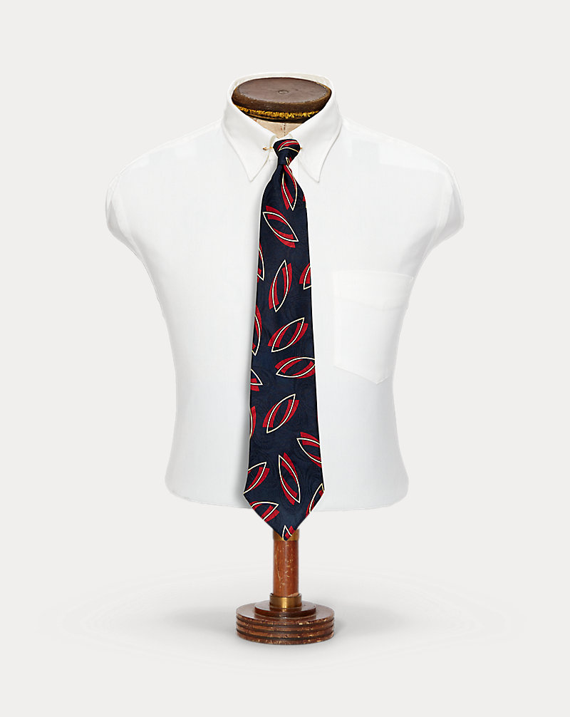Handmade Silk Jacquard Tie RRL 1