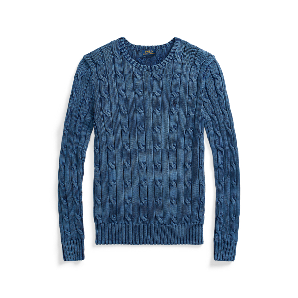 Slim Fit Cable-Knit Jumper | Ralph Lauren UK