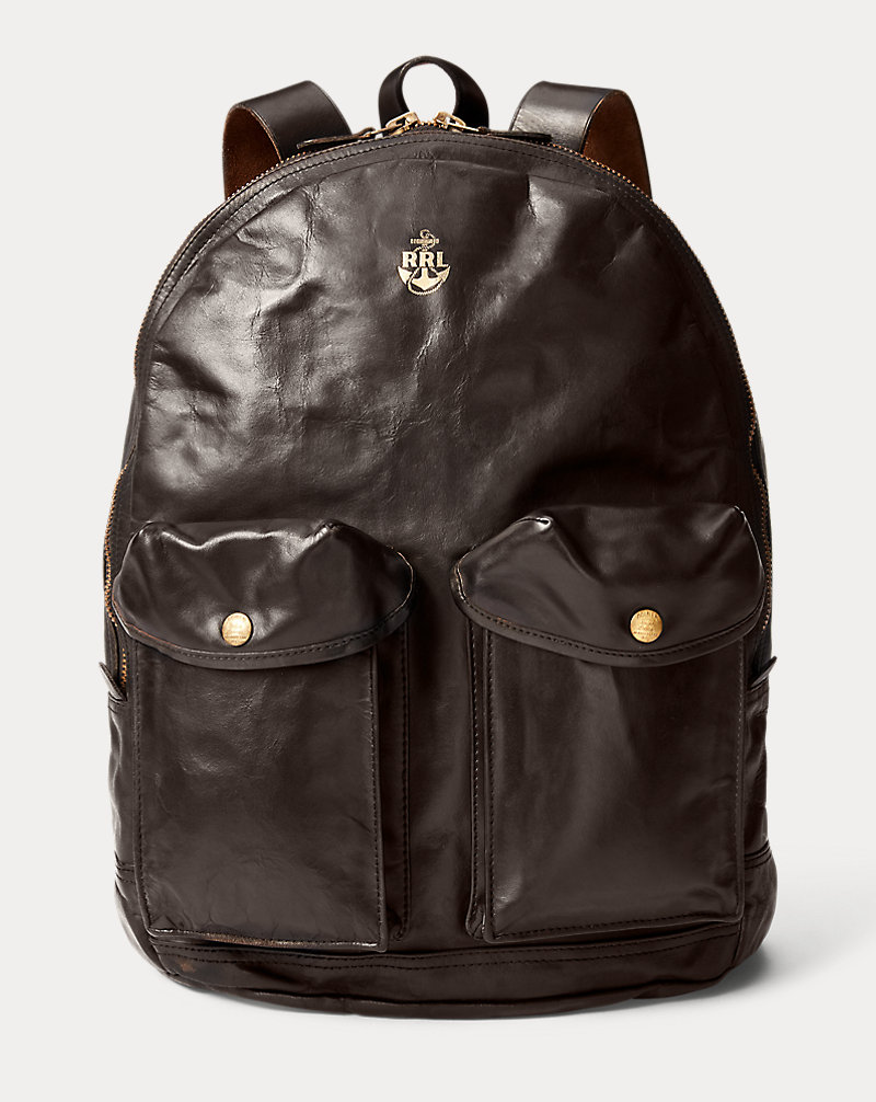 Mitchell Leather Backpack RRL 1