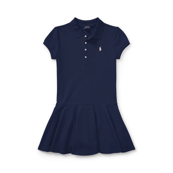 Stretch Mesh Polo Dress GIRLS 7–14 YEARS 1