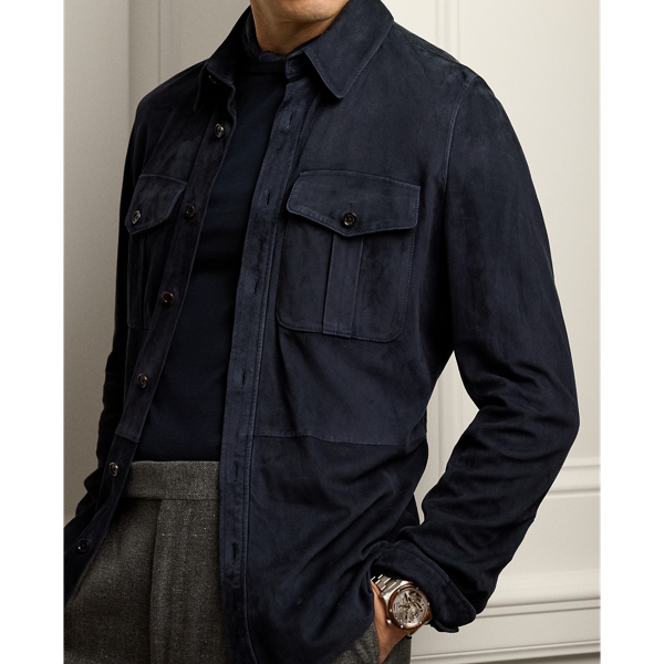 Purple Label Suede Overshirt 5