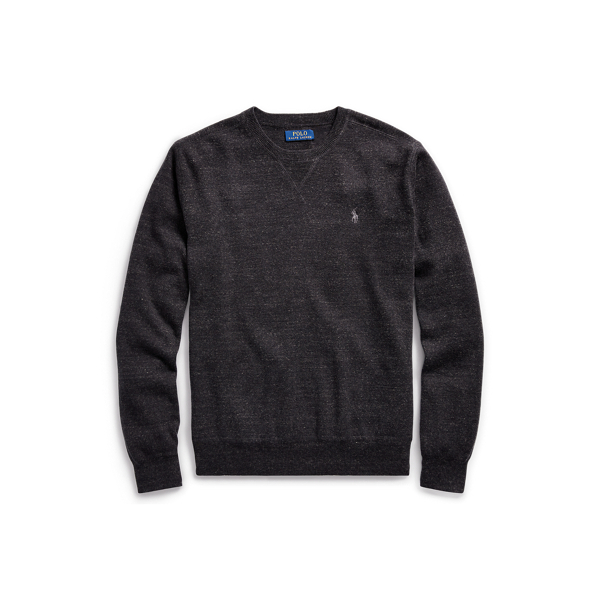 Cotton crewneck sales jumper ralph lauren