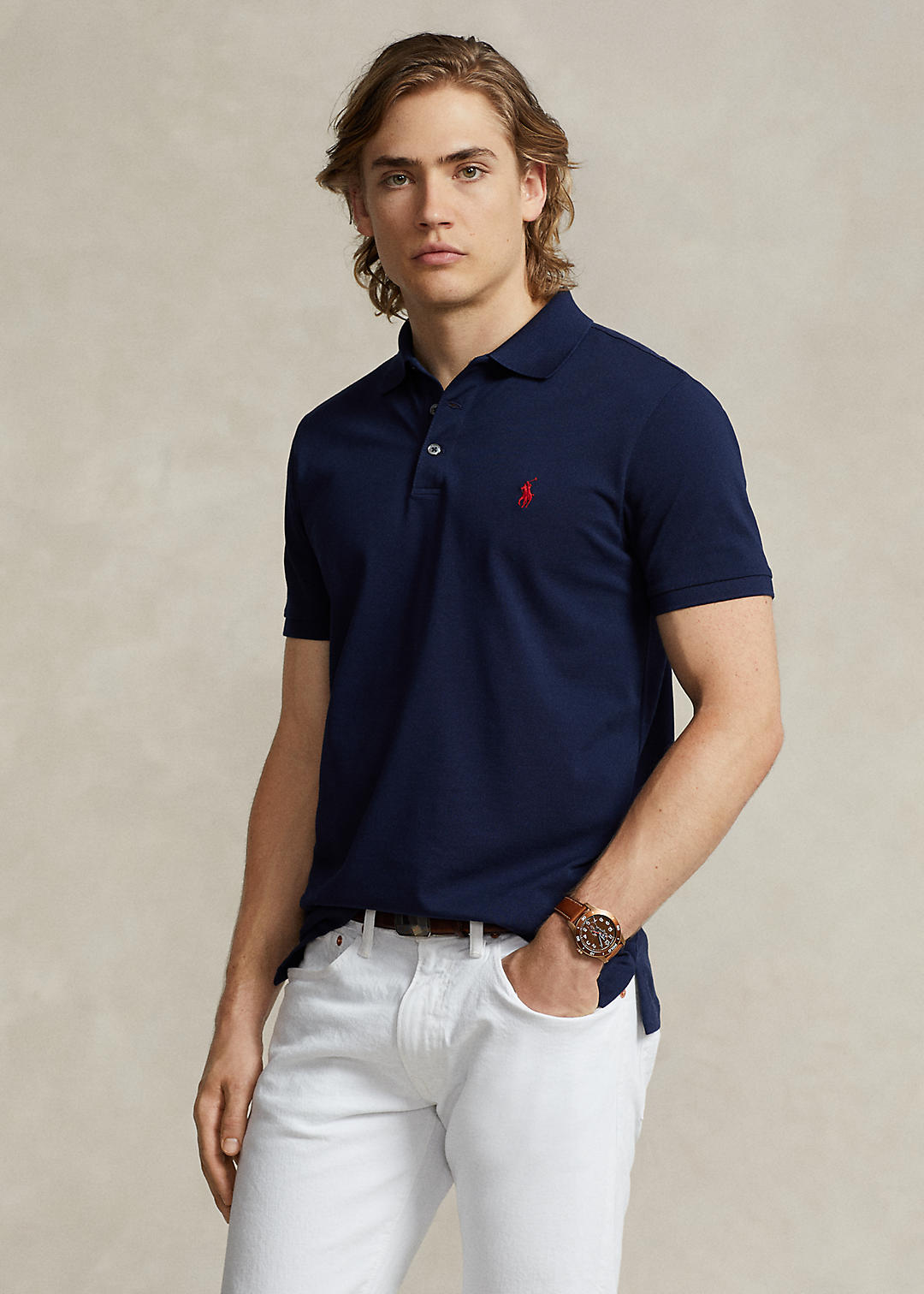 Polo Ralph Lauren Custom Slim Fit Stretch Mesh Polo Shirt 1