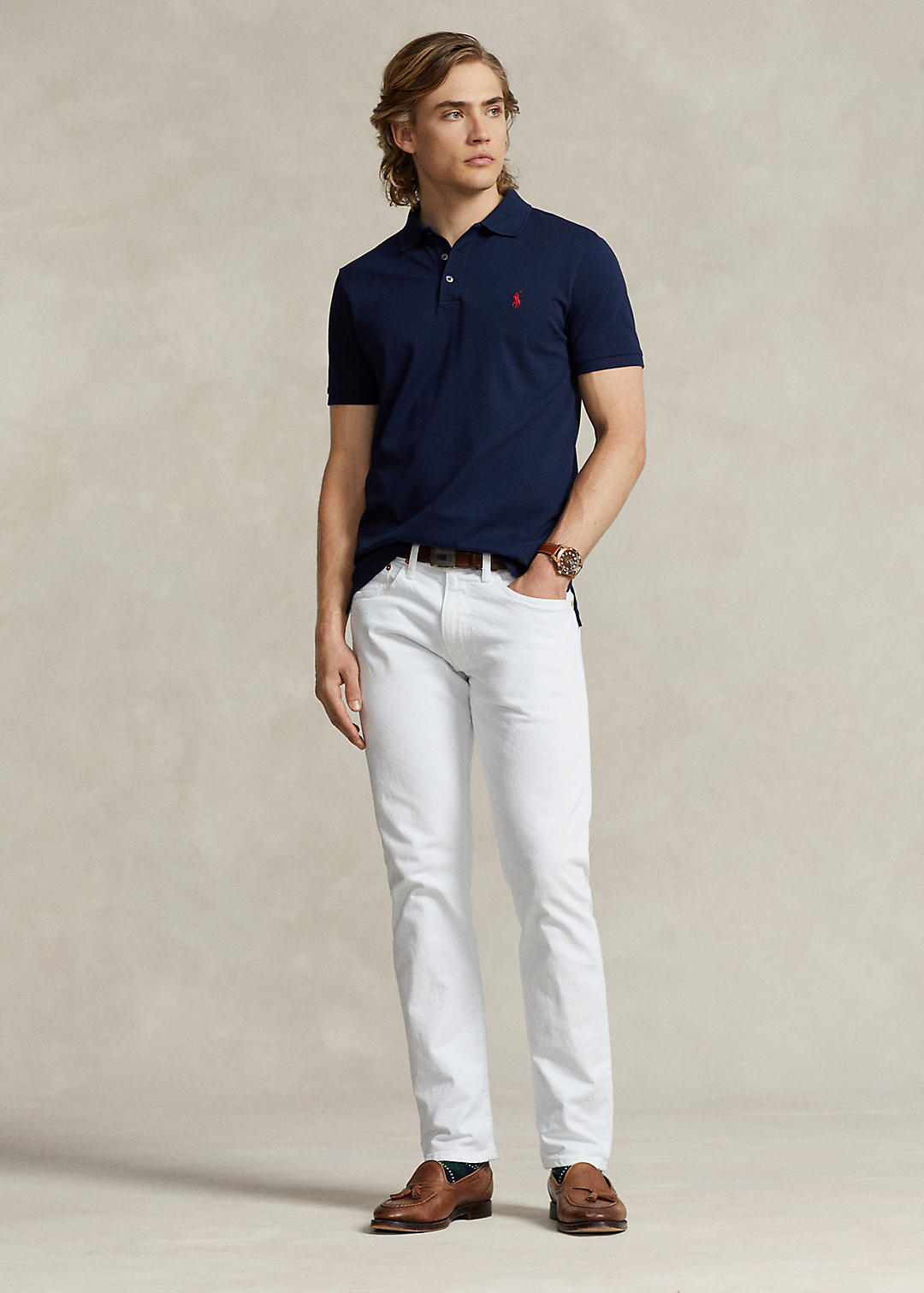 Polo Ralph Lauren Custom Slim Fit Stretch Mesh Polo Shirt 3