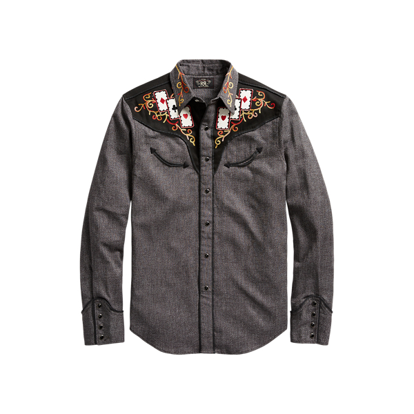 Saddle Cotton Western Shirt RRL 1