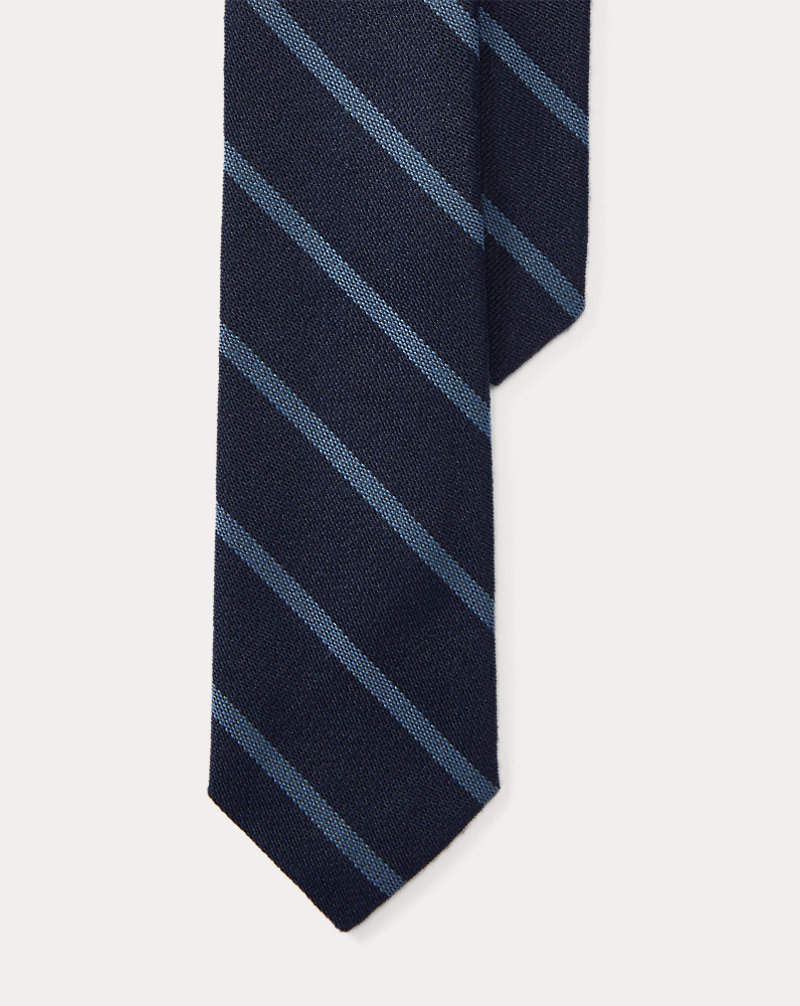 Striped Wool-Silk Narrow Tie Polo Ralph Lauren 1