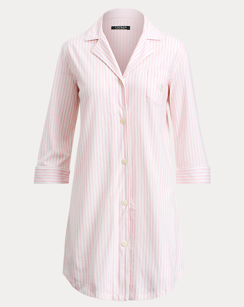 Striped Jersey Pajama Shirt Lauren 1