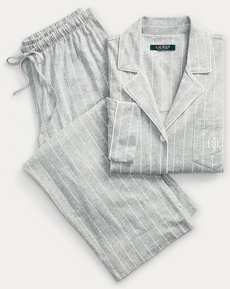 Striped Jersey Pajama Set Lauren 1