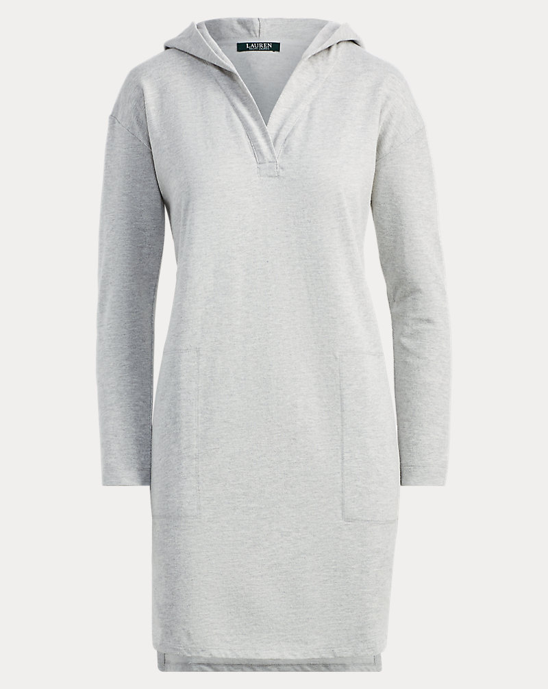 Jacquard-Knit Hooded Nightgown Lauren 1