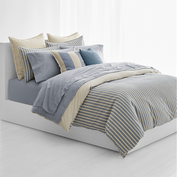 Graydon Striped Duvet Cover Lauren Home 1