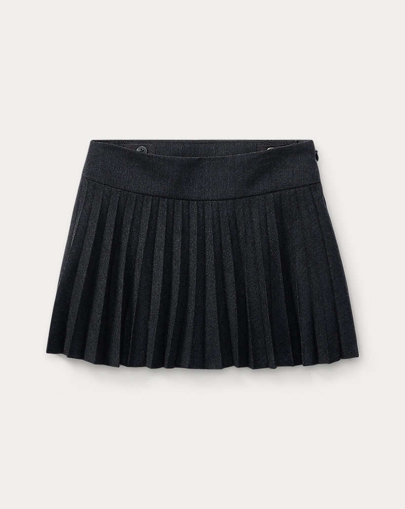 Pleated Wool Skirt Girls 2-6x 1