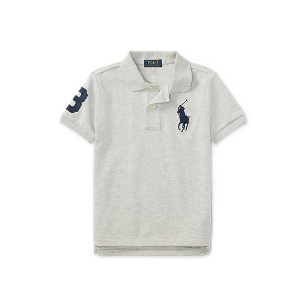 Big Pony Cotton Mesh Polo Shirt BOYS 1.5–6 YEARS 1